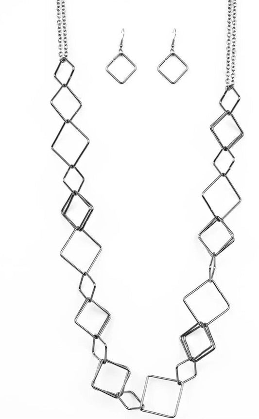 Backed into a corner (black)