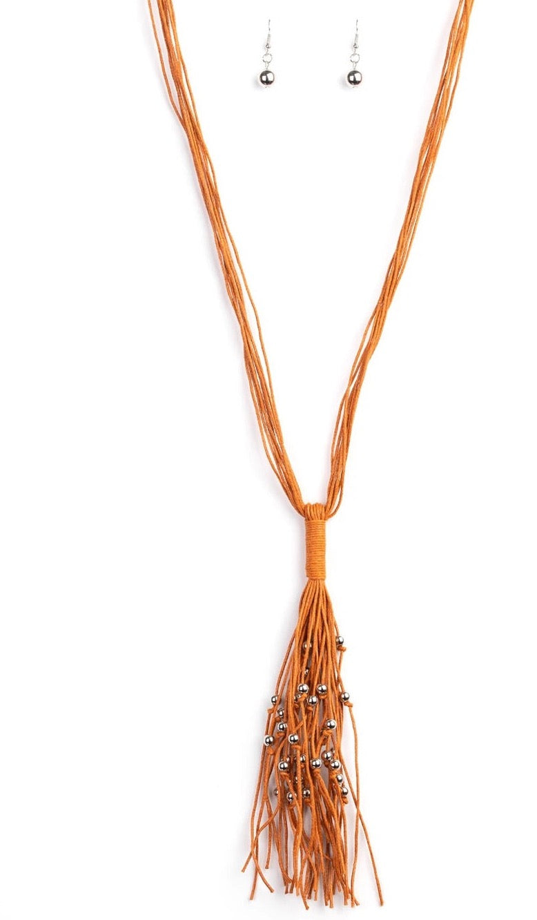 Hand-Knotted Knockout (orange)
