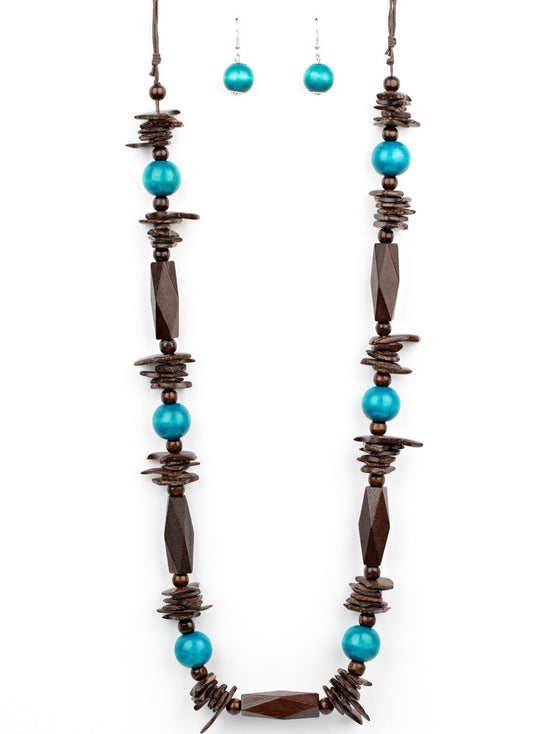 Cozumel Coast (blue/wood)