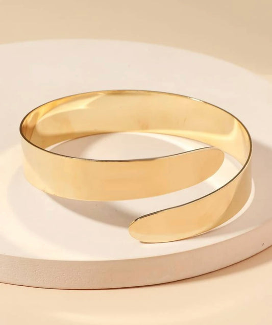Gold arm cuff