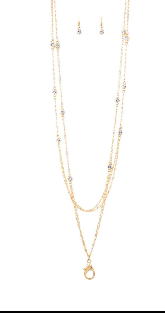 Sparkle of The Day (gold/lanyard)