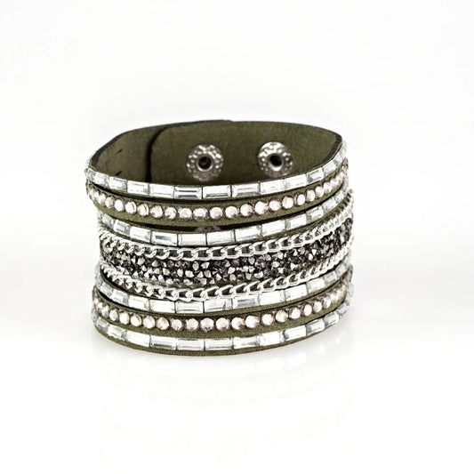 Rhinestone Rumble (green)