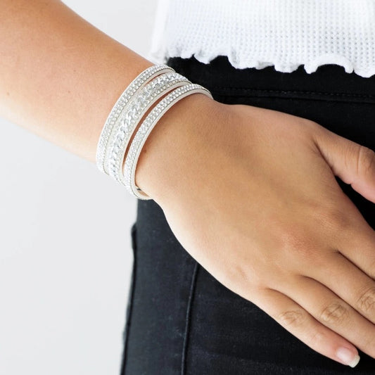 Rollin In Rhinestones (white)