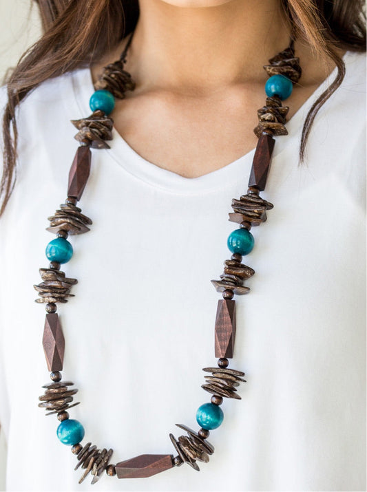 Cozumel Coast (blue/wood)