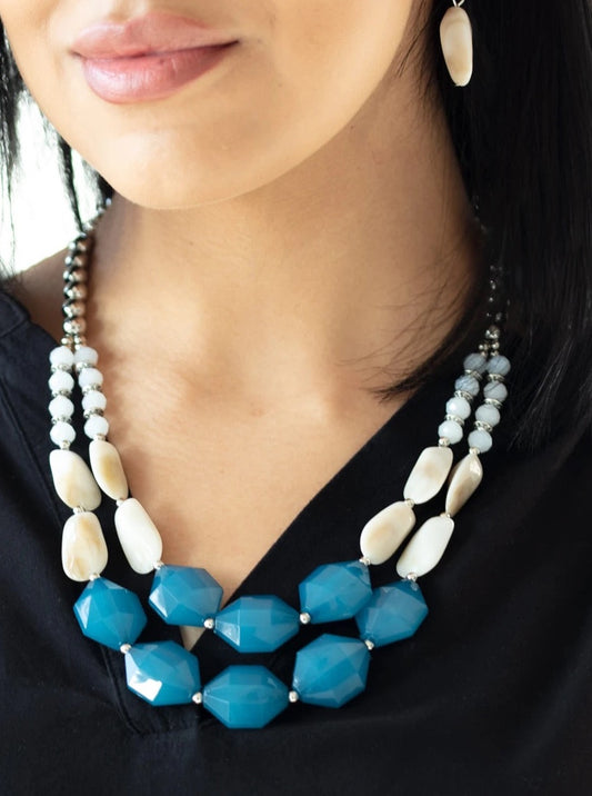 Seacoast Sunset (blue)