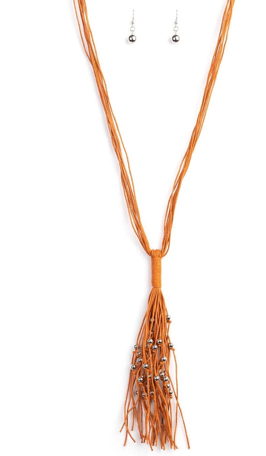 Hand-Knotted Knockout (orange)