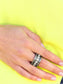 4 piece silver and black set