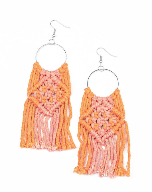 Macrame Rainbow (Orange)