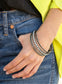 4 piece silver and black set