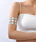 Silver arm cuff